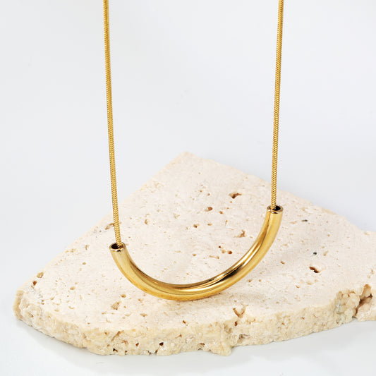 Collar Dorado Minimal | Bañado en Oro 18K