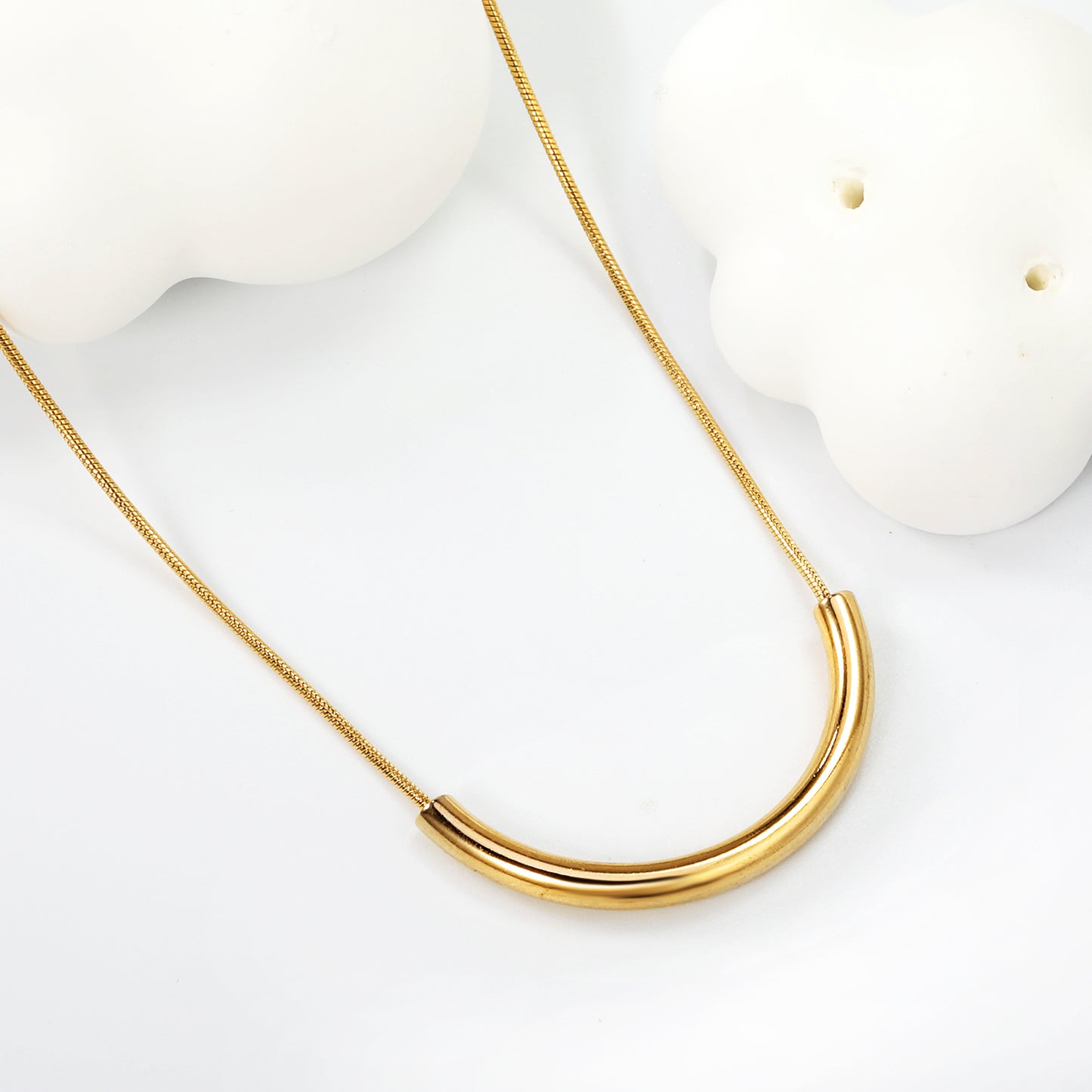 Collar Dorado Minimal | Bañado en Oro 18K