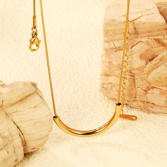 Collar Dorado Minimal | Bañado en Oro 18K