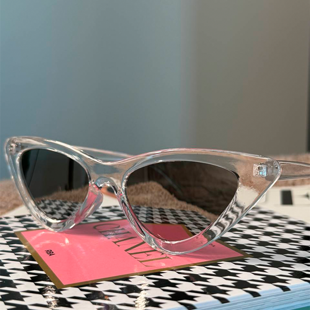 🕶️ Lentes Cat Eye Blancos – Estilo Retro Chic