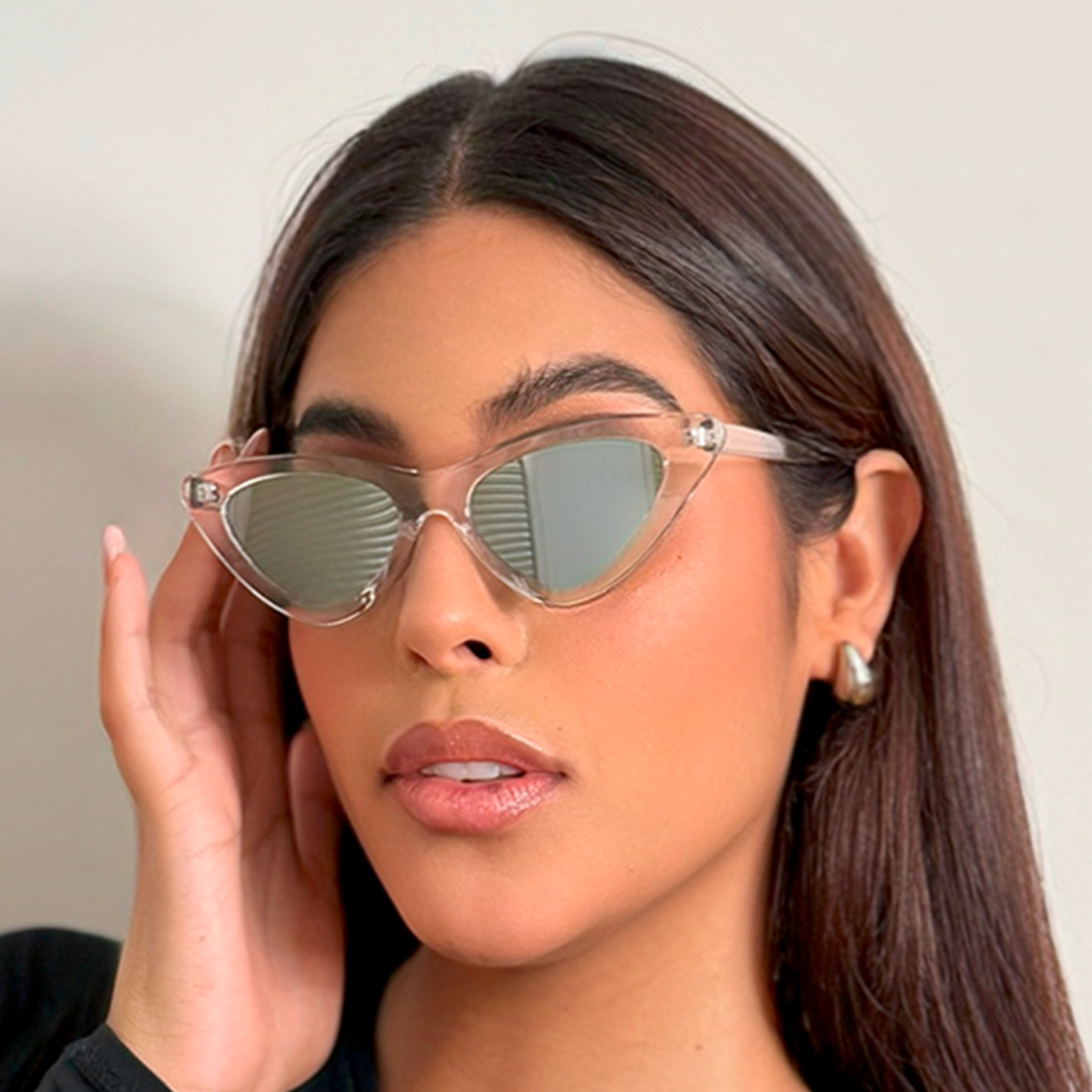 🕶️ Lentes Cat Eye Blancos – Estilo Retro Chic