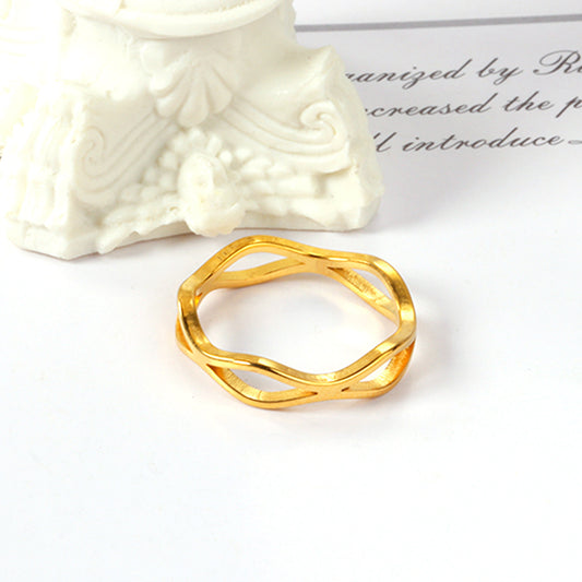 Anillo Ondina | Bañado en Oro 18K